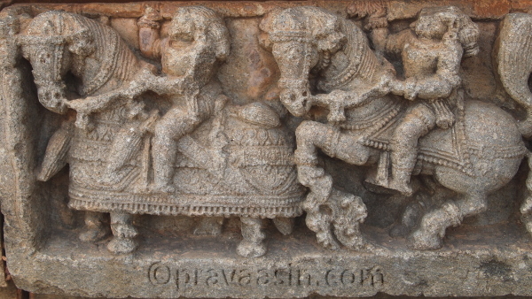 Cavalry on a frieze